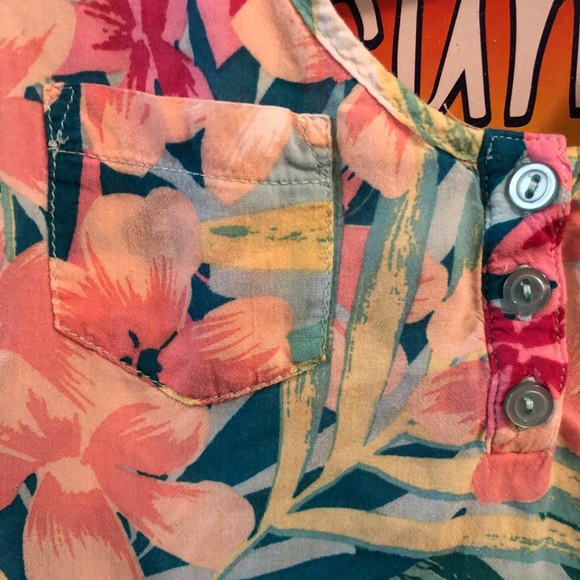 Flowered Cropped | Crop top | Size Medium | M - Picture 4 of 7